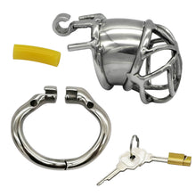 Load image into Gallery viewer, Stainless Steel Stealth Lock Cock Cage
