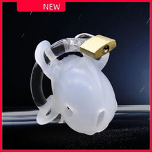 Load image into Gallery viewer, Adjustable Soft Silicone Male Chastity Device
