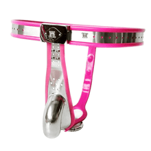 Load image into Gallery viewer, T 3.0 Stainless Steel Male Chastity Belt
