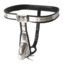 Load image into Gallery viewer, T 3.0 Stainless Steel Male Chastity Belt
