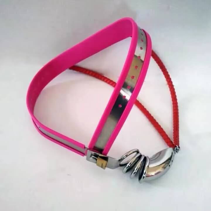 Pink Summer Y2 Stainless Steel Chastity Belt