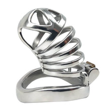 Load image into Gallery viewer, Steel Male Chastity Cage 3.0 inches
