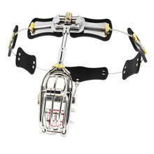 Load image into Gallery viewer, Clip Cage Stainless Steel Male Chastity Belt
