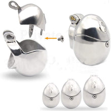 Load image into Gallery viewer, Stainless Egg shaped Cock Cage
