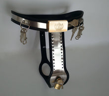Load image into Gallery viewer, Black Female Chastity Belt
