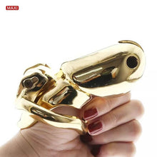 Load image into Gallery viewer, HTV3 Gold Chastity Cage
