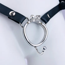 Load image into Gallery viewer, Leather Chastity Cages Anti-off Adjustable
