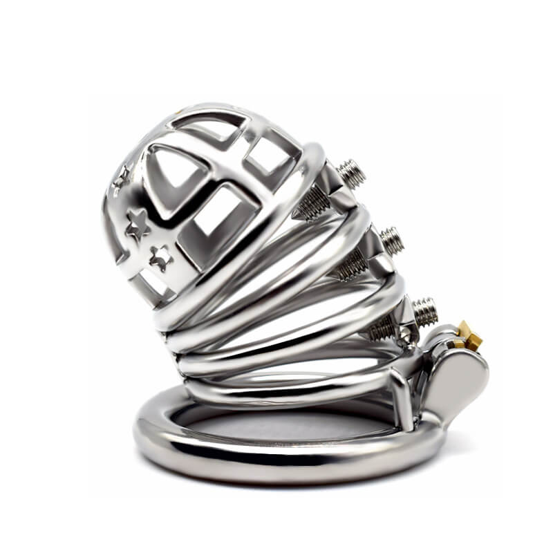 New Spiked Chastity Cage