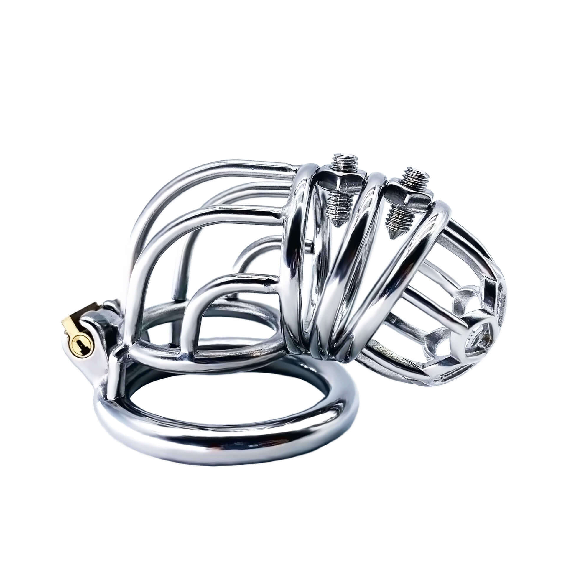 New Stainless Steel Chastity Cage Spiked – chastity-devices