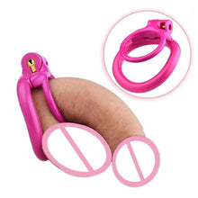 Load image into Gallery viewer, New Testicle Mono Chastity Cage With 4 Rings
