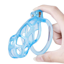 Load image into Gallery viewer, Ice Vision Desigh Blue Cobra Chastity Cage
