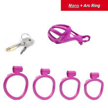 Load image into Gallery viewer, Nano | Purple Stripe Cobra Chastity Kits
