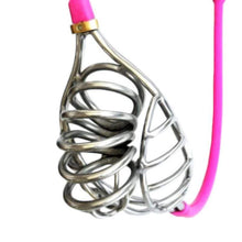 Load image into Gallery viewer, Hot Sale Pink Chastity Belt 23 inches to 43 inches Waistline
