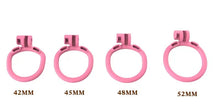 Load image into Gallery viewer, Pink Micro Cobra Chastity Device Kit (1.97 inches)
