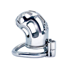 Load image into Gallery viewer, Men&#39;s stainless steel arc ring chastity lock
