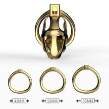 Load image into Gallery viewer, Sevanda Golden Chastity Cage
