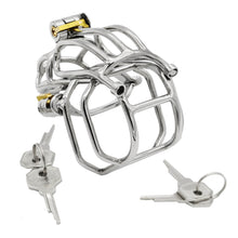 Load image into Gallery viewer, Stainless Steel Detachable PA Puncture Chastity Device
