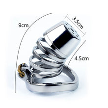 Load image into Gallery viewer, Stripe Sprinkler Chastity Cage 3.54 inches
