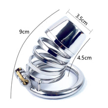 Load image into Gallery viewer, Stripe Sprinkler Chastity Cage 3.54 inches
